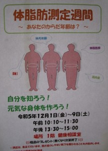 体脂肪測定写真