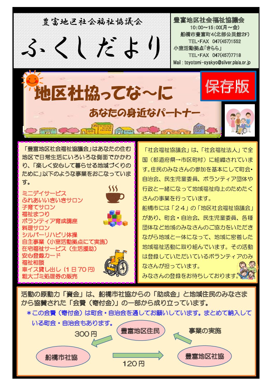 ふくしだより1面　2024.5